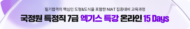 국정원 7급 엑기스 특강
