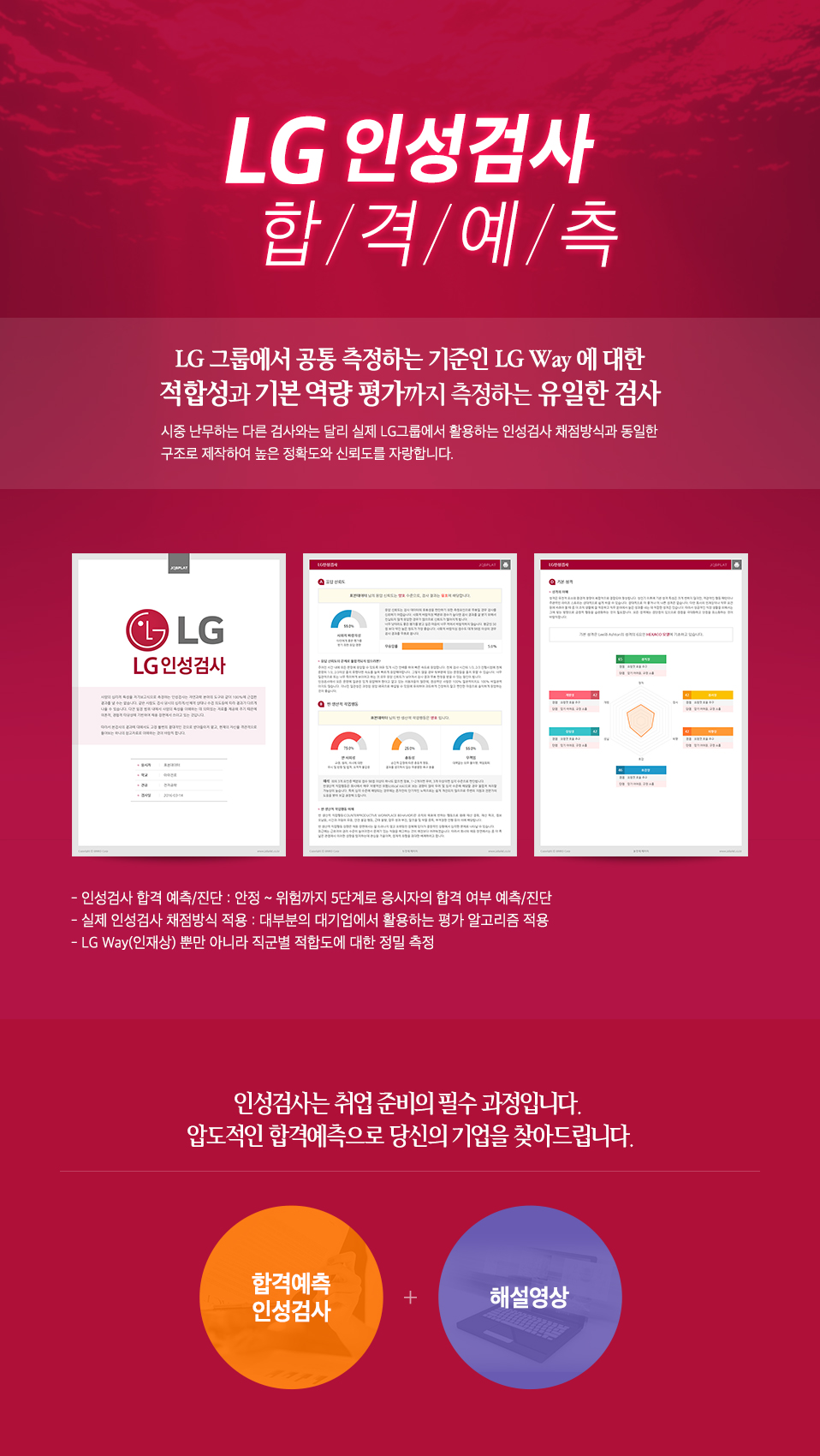 LG그룹 인성검사(해설강의포함)
