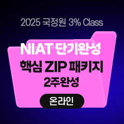2025 국정원 3% Class 특정직 7급 NIAT 단기완성 핵심 ZIP 패키지 (온라인) - 14Days